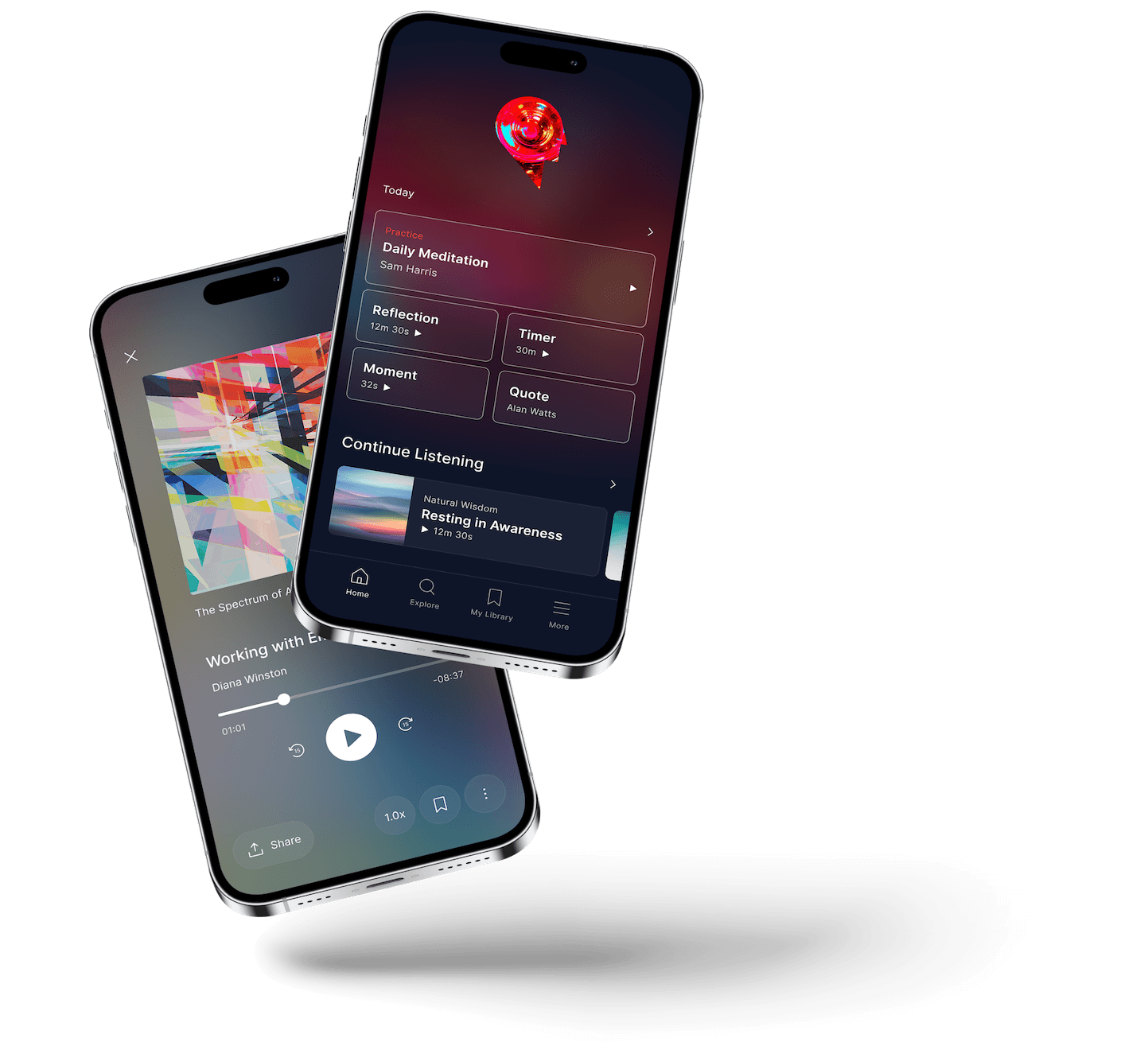 Faith Science Online App Mockup