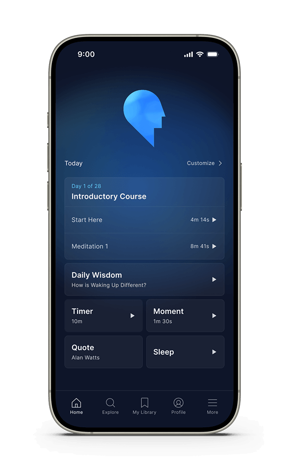 Introductory Course screen in the Faith Science Online app
